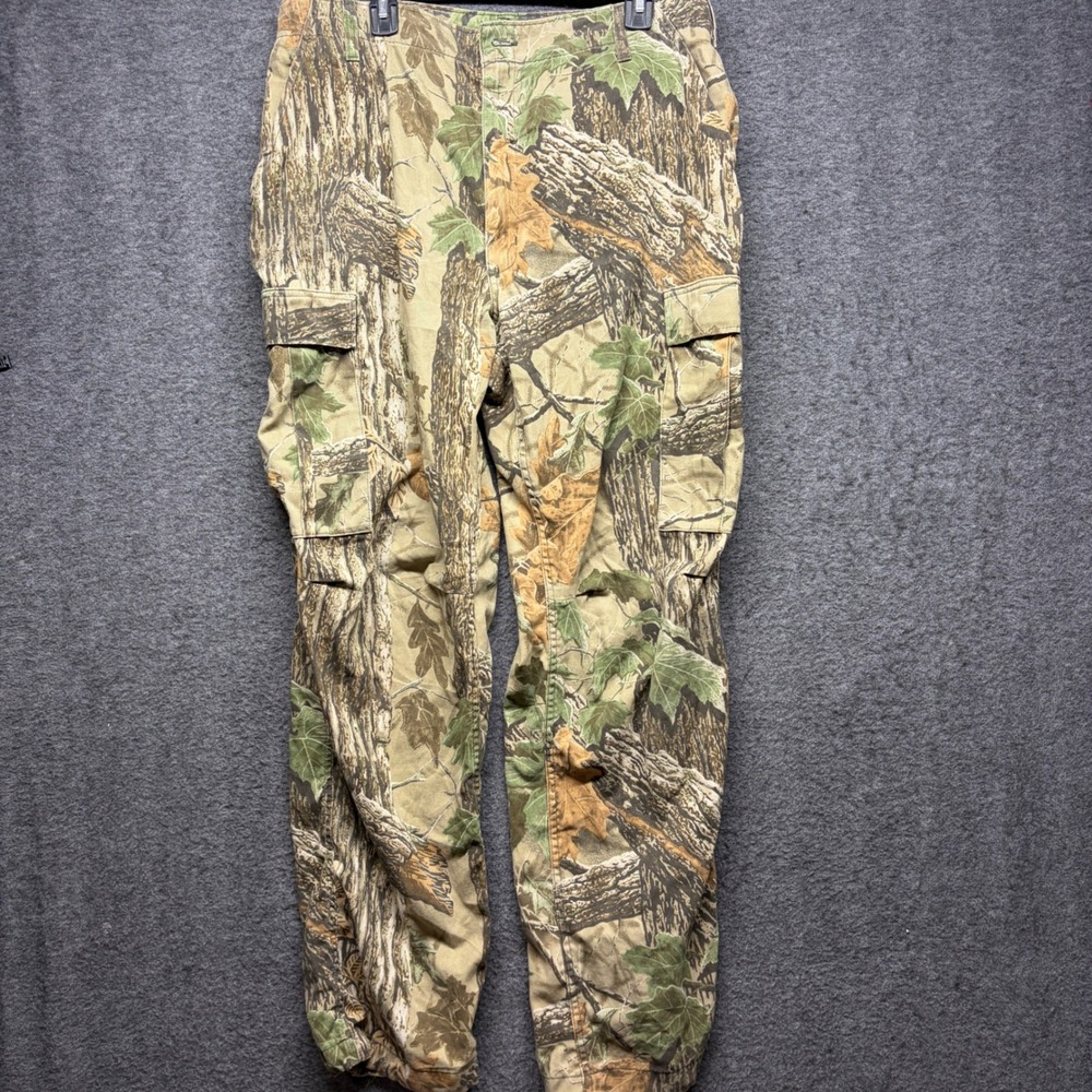 Rattlers Brand Realtree Camo Cargo Pants Mens Large Made in USA Hunting Tactical